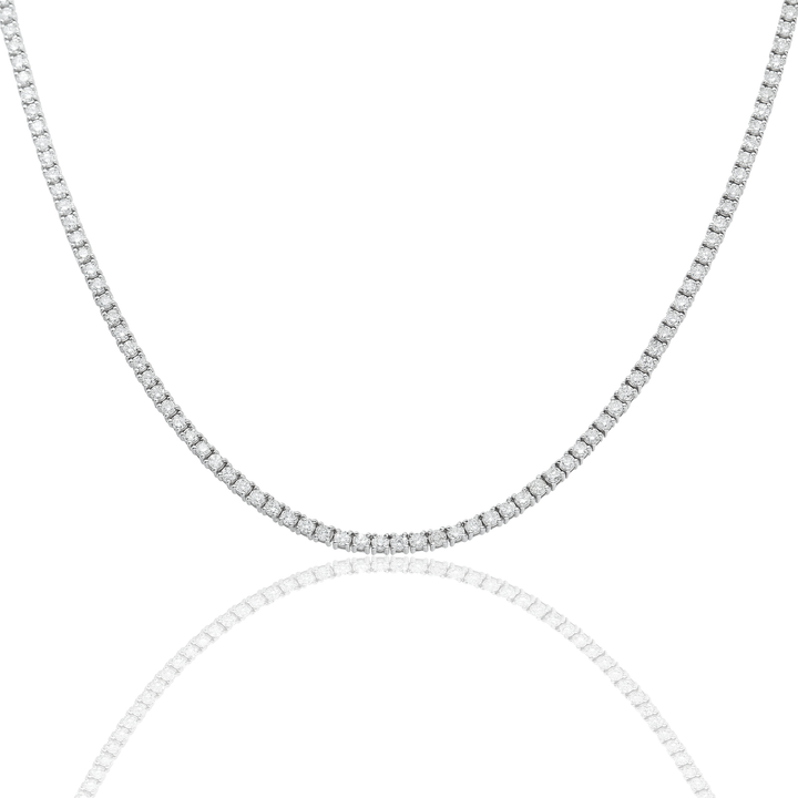 Gargantilla de tenis con diamantes