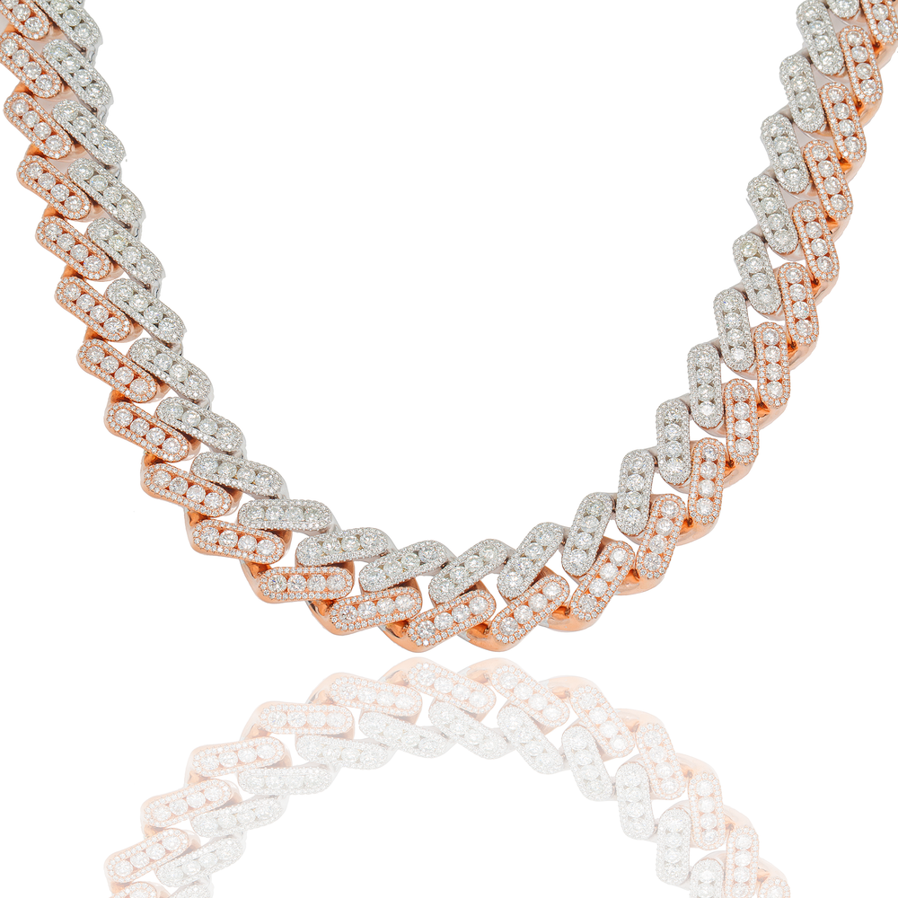 TWO TONE CUBAN CHAIN - View 2