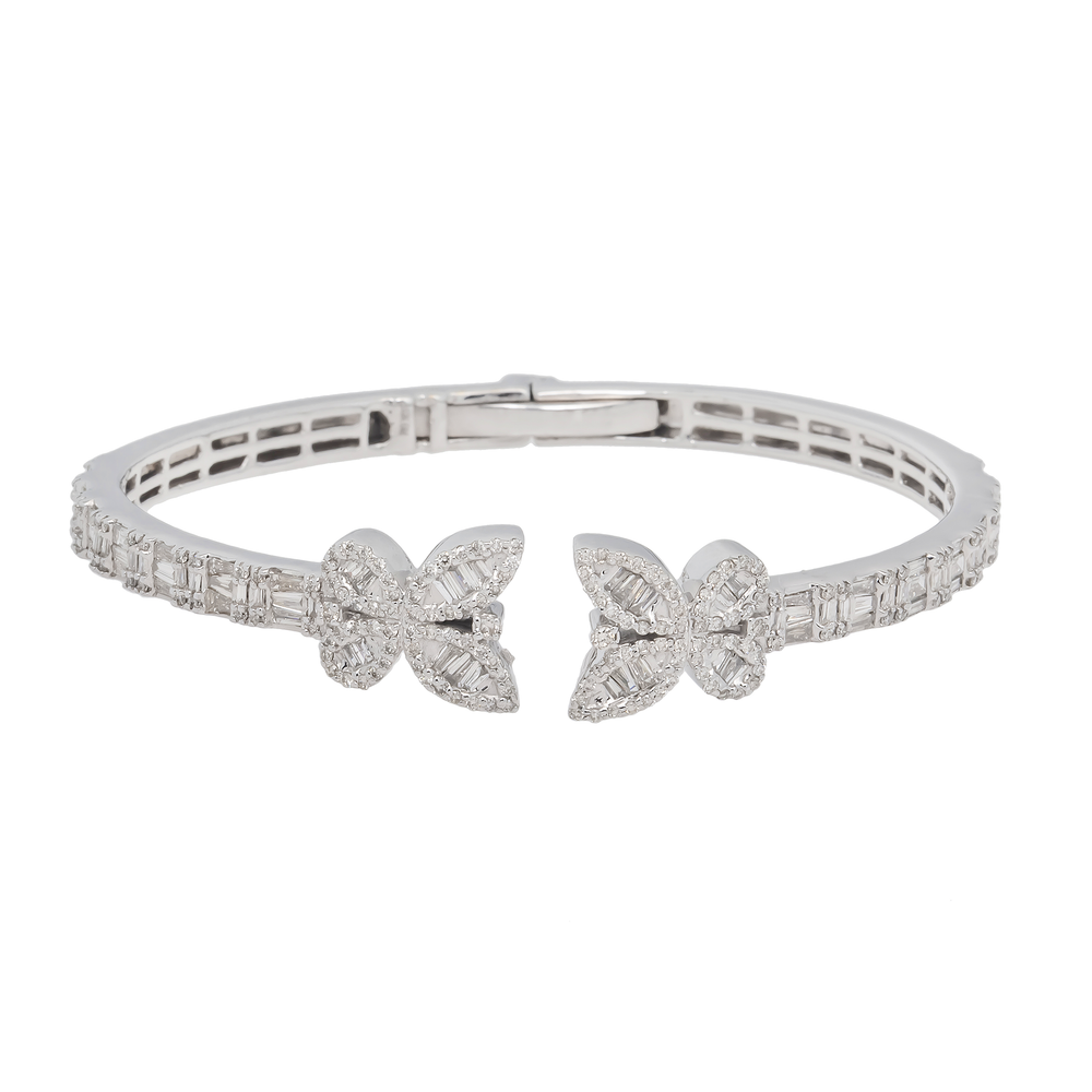 Brazalete mariposa con diamantes