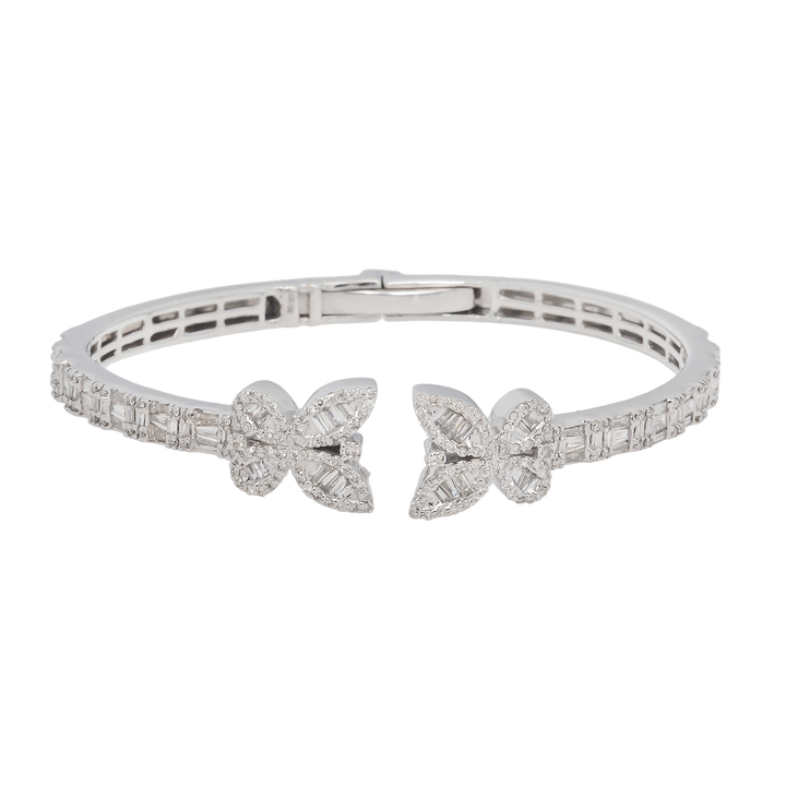 Diamond Butterfly Bangle