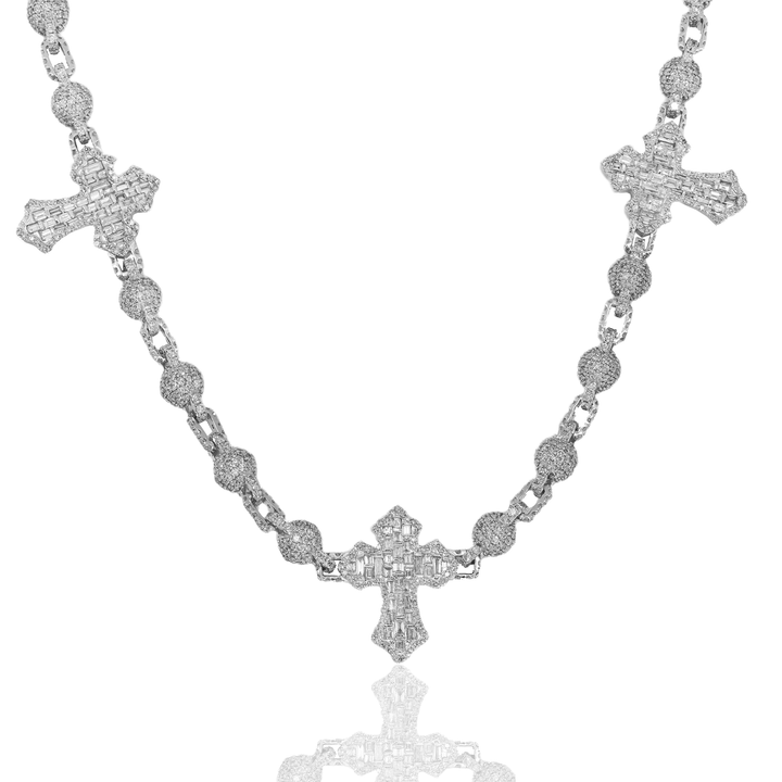 Cadena Cruzada de Bola de Diamantes