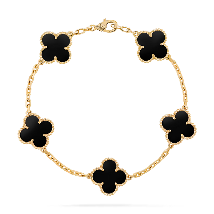 Vintage Alhambra bracelet, 5 motifs