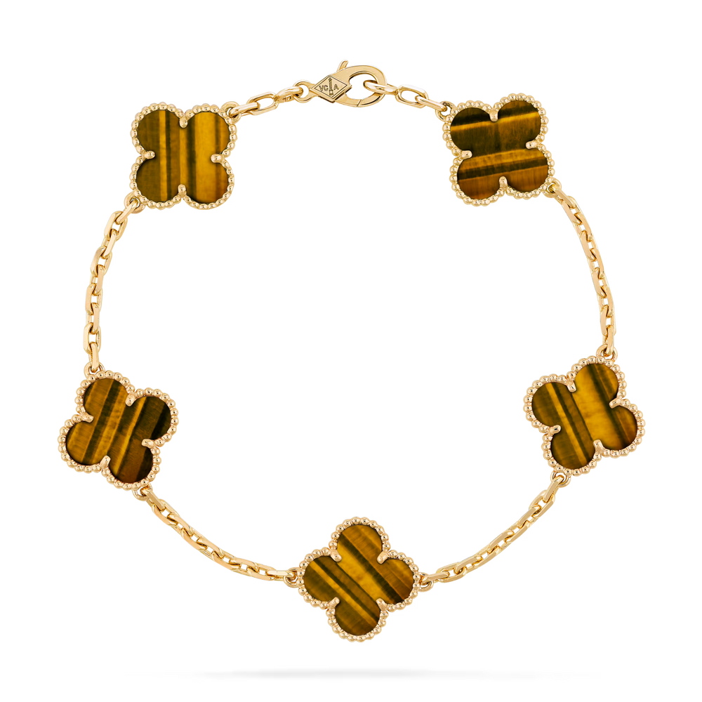 Vintage Alhambra bracelet, 5 motifs