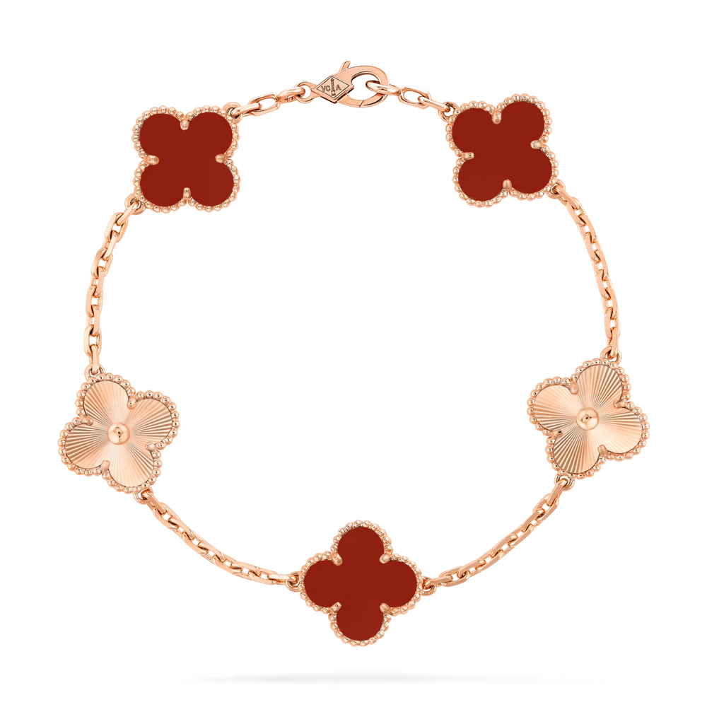 Vintage Alhambra bracelet, 5 motifs