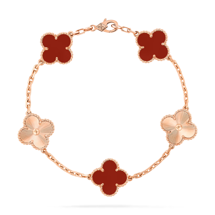 Vintage Alhambra bracelet, 5 motifs