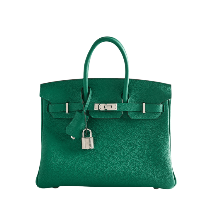 Hermès Birkin 25 Togo Vert Vertigo Herrajes Paladio