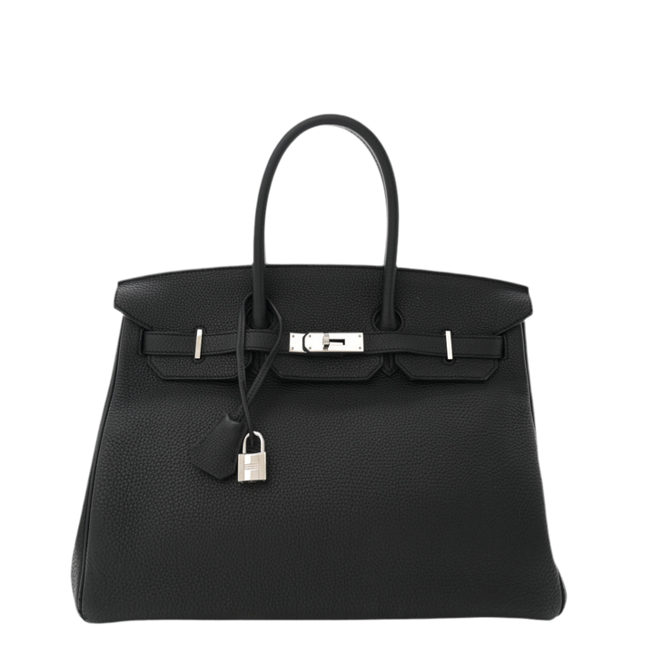 Hermès Birkin 35 Noir Togo Herrajes Paladio