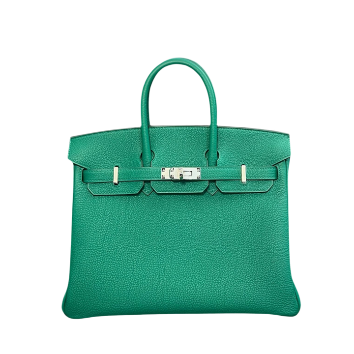 Hermès Birkin 25 Togo Vert Vertigo Accesorios de Paladio