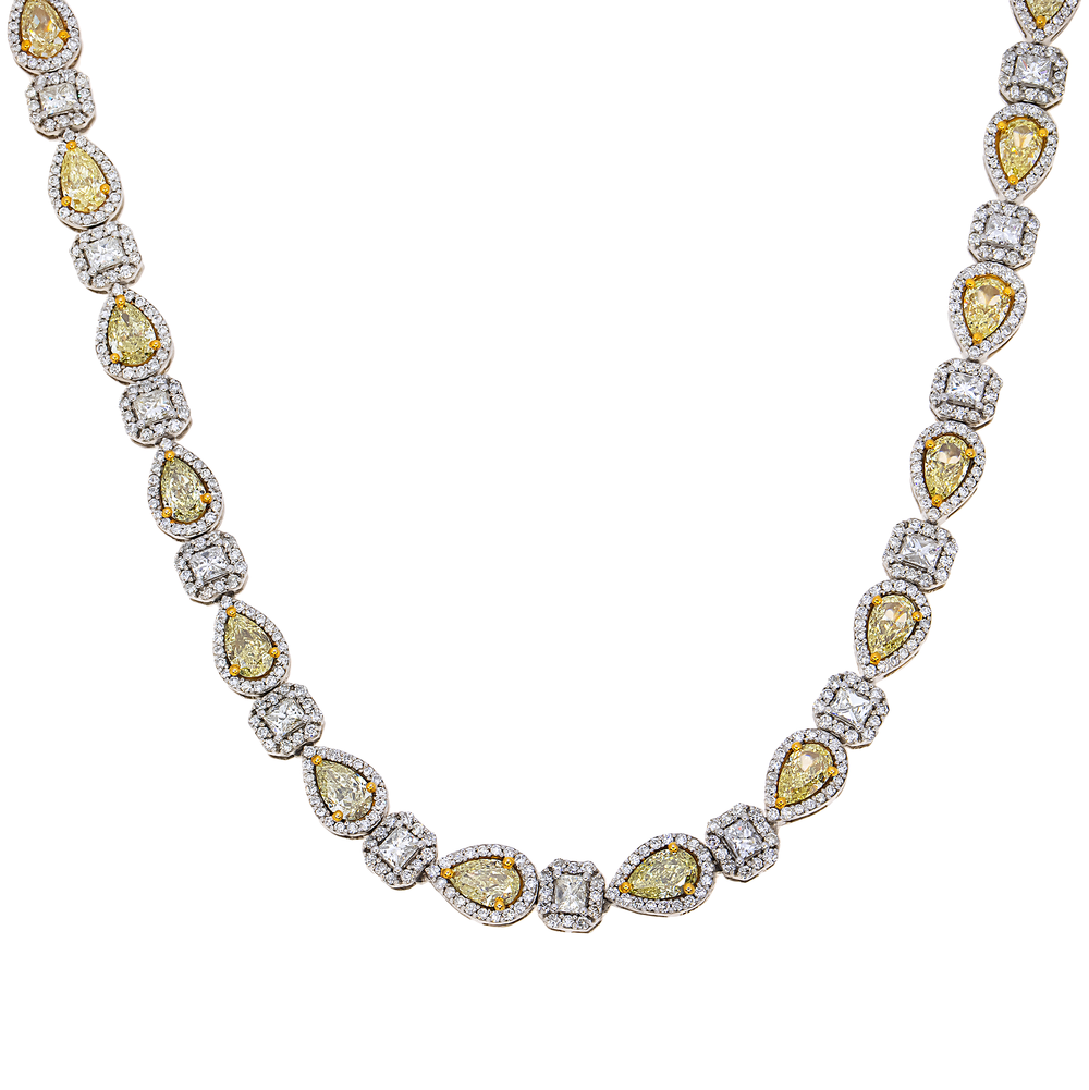 Collar de diamantes de limonada