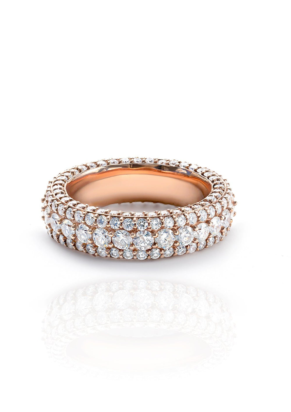 Anillo de boda con diamantes