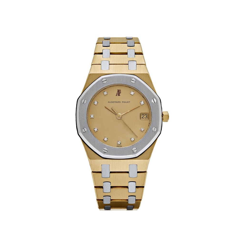 Audemars Piguet Royal Oak 6023AC Yellow Gold White Gold Diamond Dial Quartz - View 3