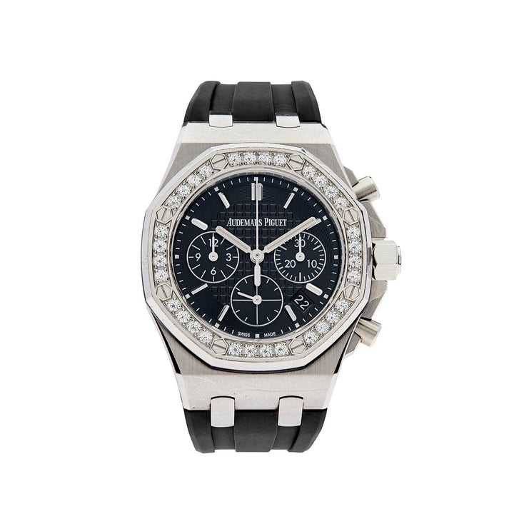 Audemars Piguet Royal Oak Offshore 26231ST.ZZ.D002CA.01 'Lady' Stainless Steel Black Dial Diamond Bezel (2018) - View 3
