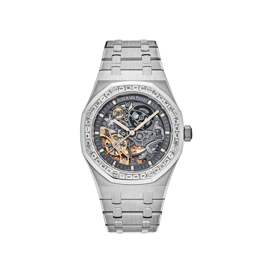 Audemars Piguet Royal Oak 15412BC.ZZ.1220BC.01 Double Balance Wheel Openworked Diamond Bezel (2021) - View 12