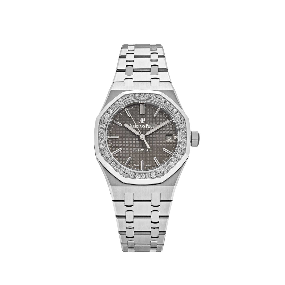 Audemars Piguet Royal Oak 15451ST.ZZ.1256ST.02 'Mini' Stainless Steel Grey Dial (2020) - View 12