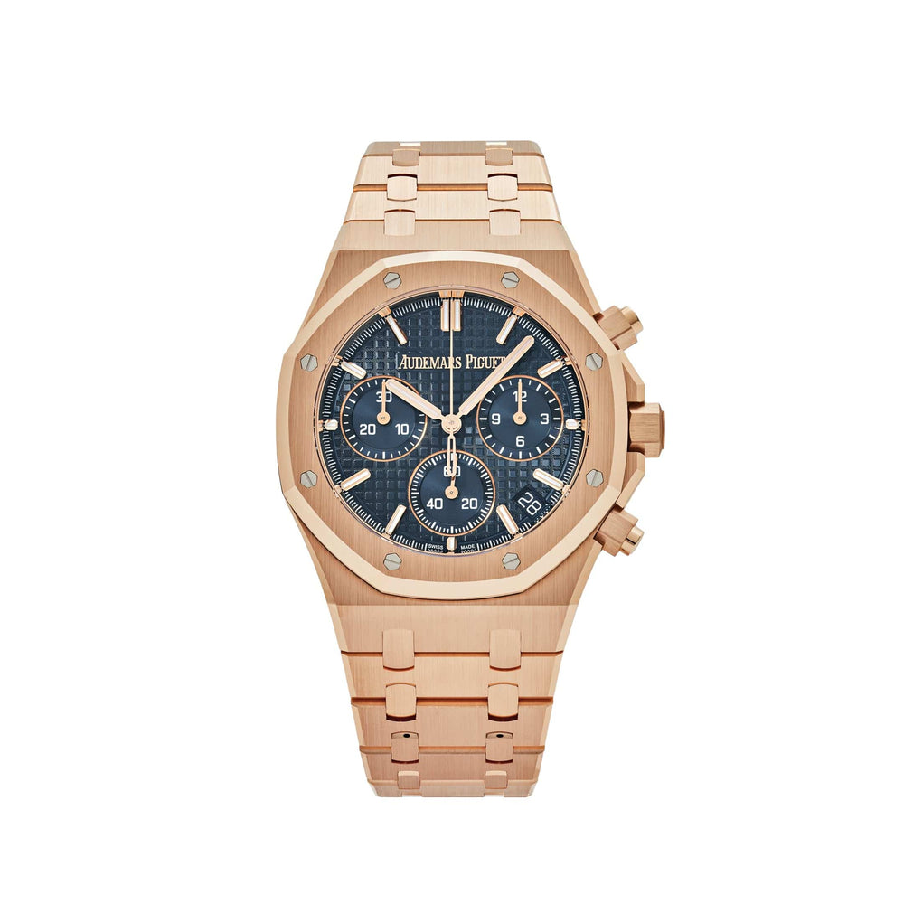Audemars Piguet Royal Oak 26240OR.OO.1320OR.05 Selfwinding Chronograph '50th Anniversary' Blue Dial (2023) - View 12