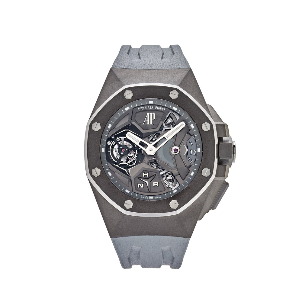 Audemars Piguet Royal Oak Concept 26589TI.GG.D006CA.01 Flying Tourbillon GMT Titanium Limited Edition of 30 (2019) - View 13