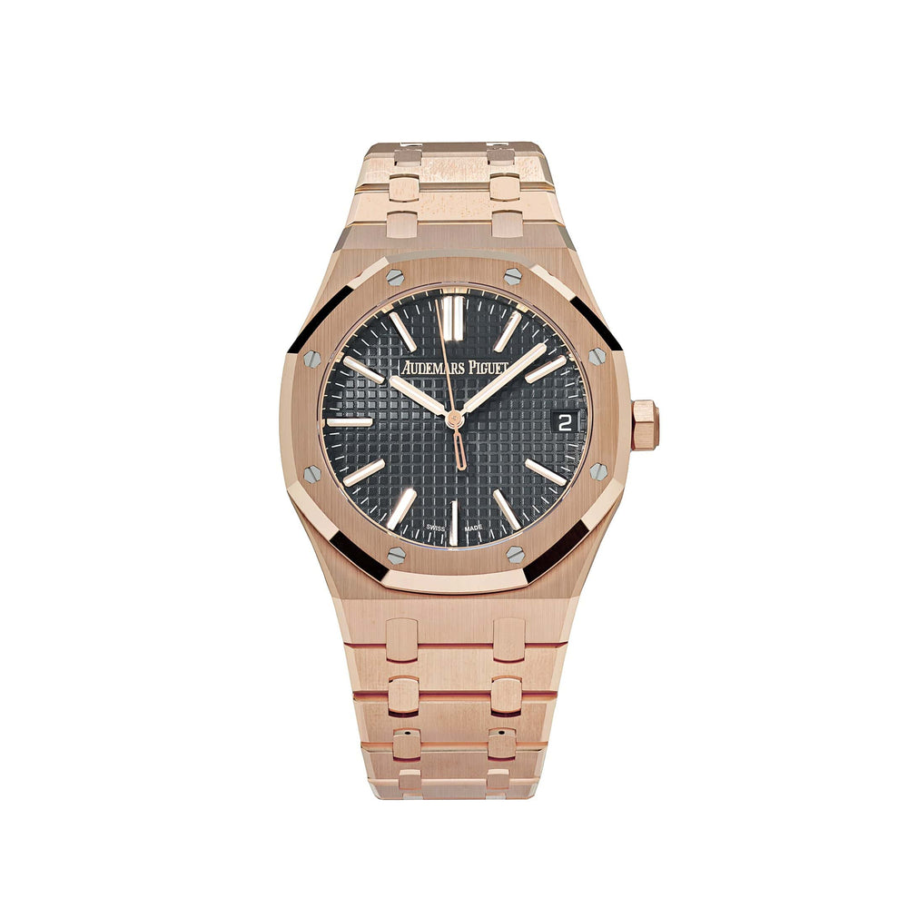 Audemars Piguet Royal Oak Selfwinding 15510OR.OO.1320OR.02 Rose Gold """"50th Anniversary"""" Black Dial (2022) - View 13