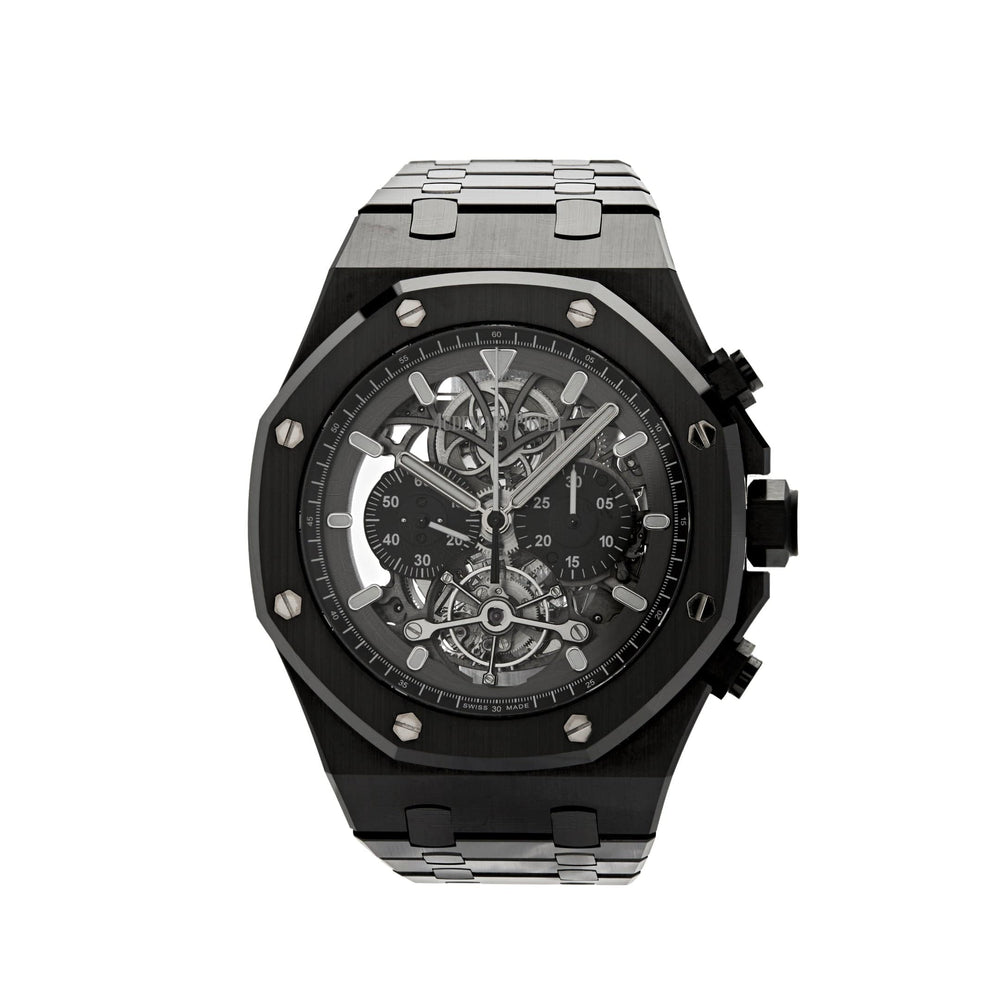 Audemars Piguet Royal Oak Tourbillon Chronograph Black Ceramic 26343CE.OO.1247CE.01 - View 2