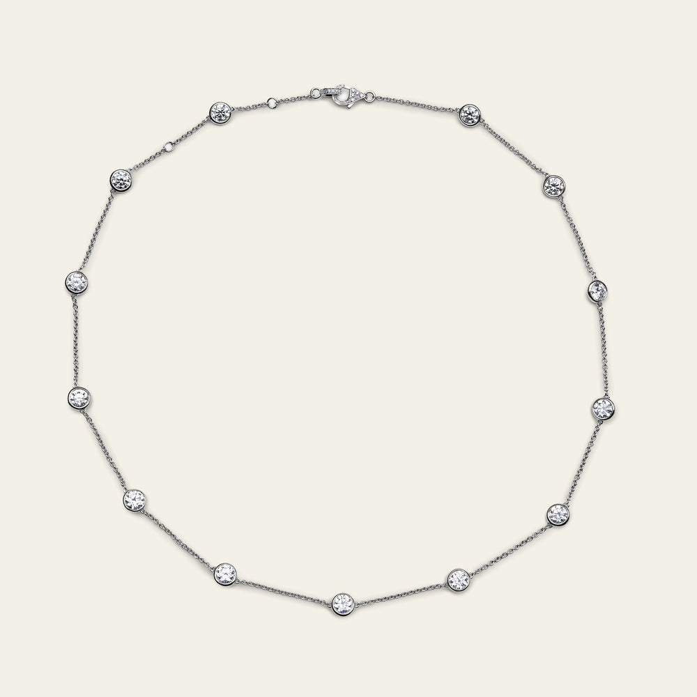 Diamonds by the Yard White Gold Necklace - View 4