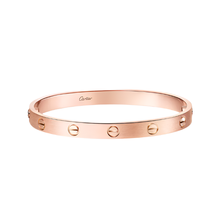 Brazalete Love Modelo Clásico Cepillado