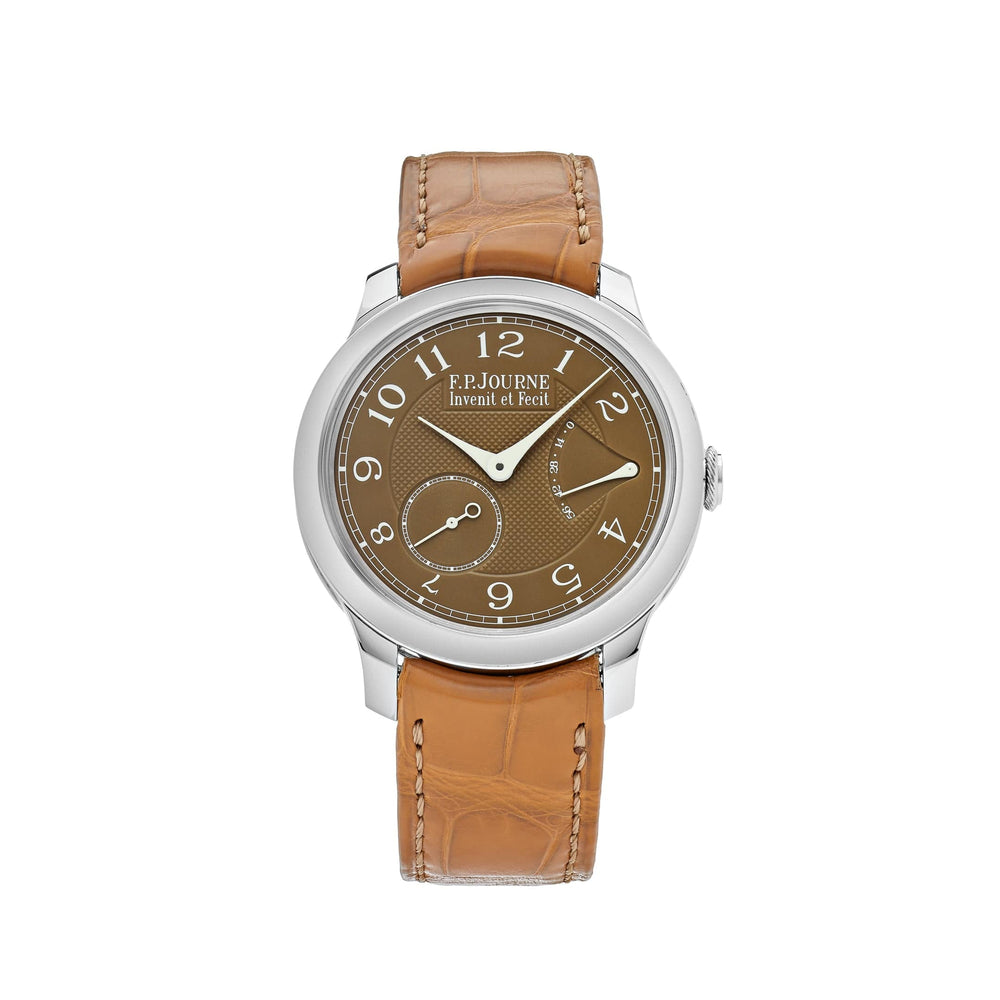 F.P.Journe Chronomètre Souverain Platinum 'Havana' Brown Dial - View 13