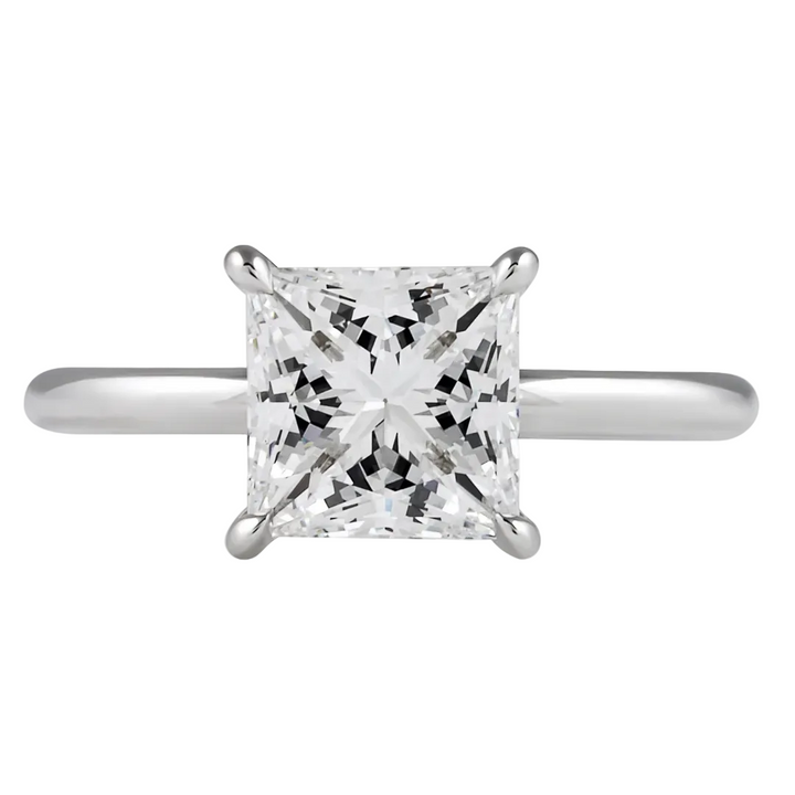 Princess Cut Diamond Solitaire Ring