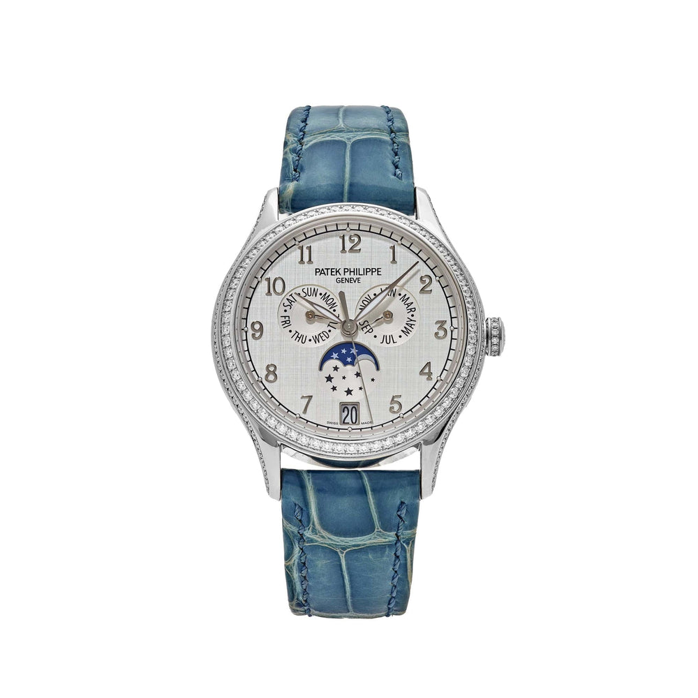 Patek Philippe Complications 4947G-010 Annual Calendar White Gold Silver Dial (2022) - View 4