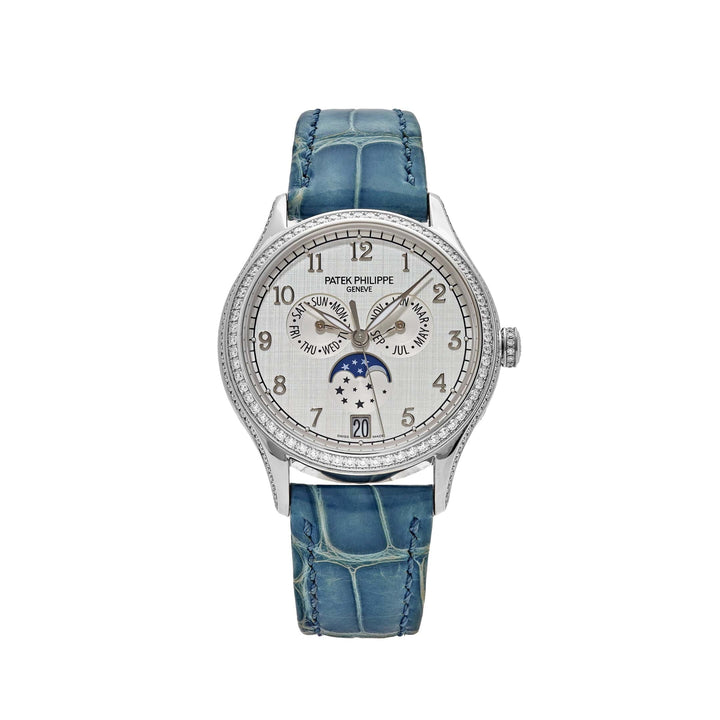 Patek Philippe Complications 4947G-010 Annual Calendar White Gold Silver Dial (2022) - View 4