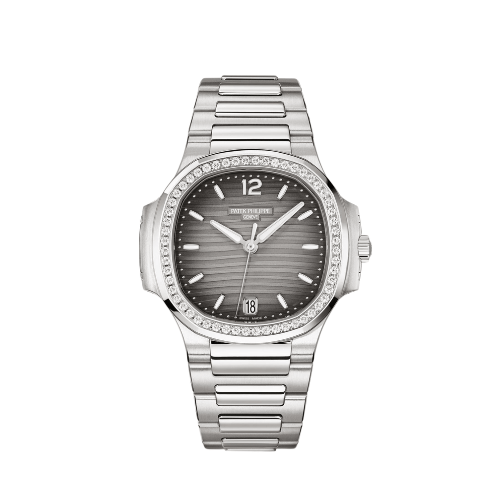 Patek Philippe Nautilus 7118/1200A-011 Ladies' Stainless Steel Gray Dial Diamond Bezel - View 3