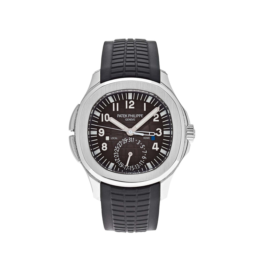 Patek Philippe Aquanaut 5164A-001 Travel Time Stainless Steel Black Dial (2013) - View 6