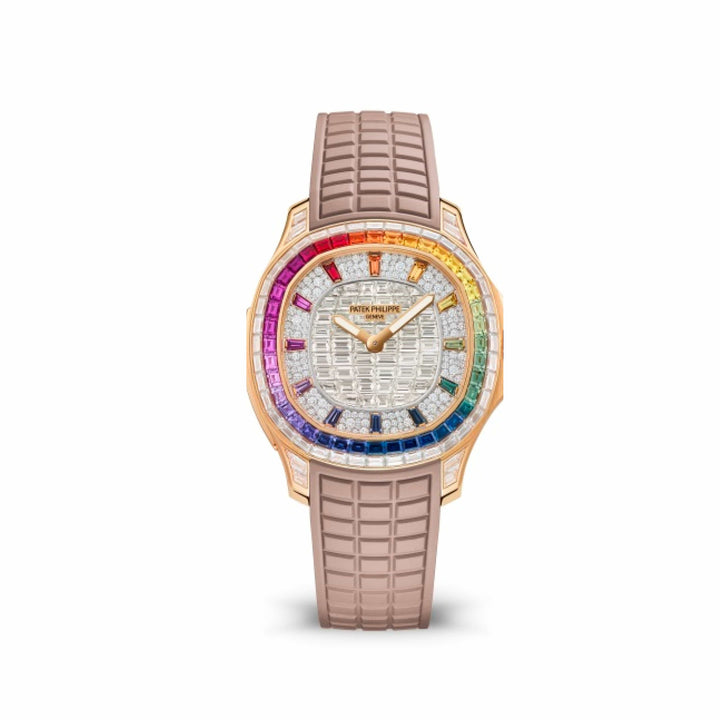 Patek Philippe Aquanaut 5260/355R 'Haute Joaillerie' Minute Repeater Rainbow Gemstones and Diamonds - View 2