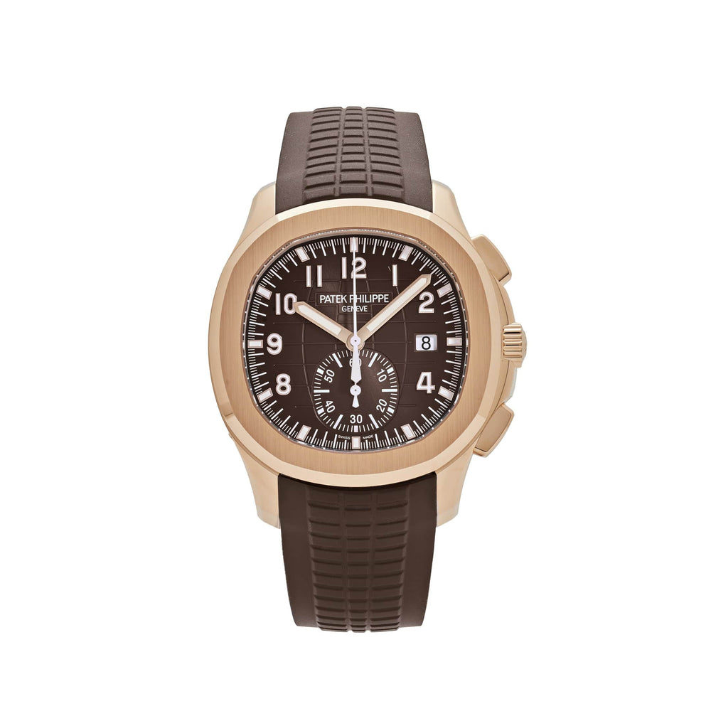 Patek Philippe Aquanaut 5968R-001 Chronograph Rose Gold Brown Dial (2025) - View 6