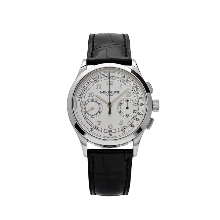 Patek Philippe Chronograph 5170G-001 White Gold White Dial - View 12