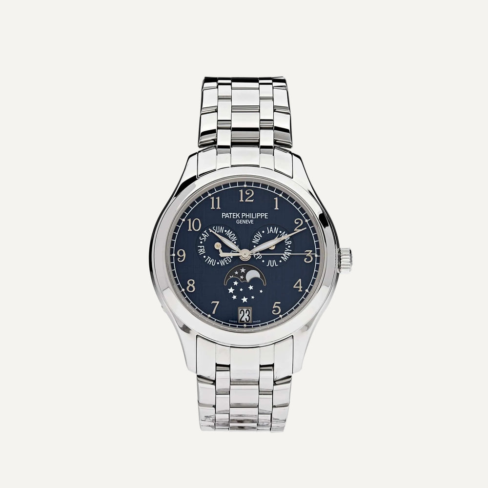 Patek Philippe Complications 4947/1A-001 Annual Calendar Moon Phases Stainless Steel Blue Dial - View 6