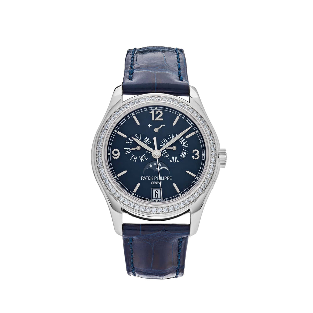 Patek Philippe Complications 5147G-001 Diamond Bezel Annual Calendar Moon Phases (2023) - View 13