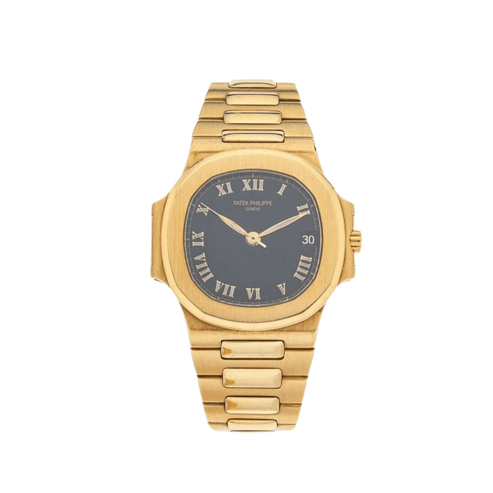 Patek Philippe Nautilus 3800/1J-017 Yellow Gold Black Dial (2003) - View 2