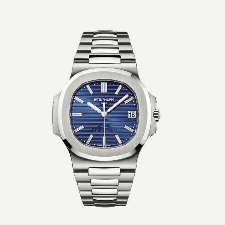 Patek Philippe Nautilus 5711/1P-001 40th Anniversary Platinum Blue Dial Limited Edition - View 2