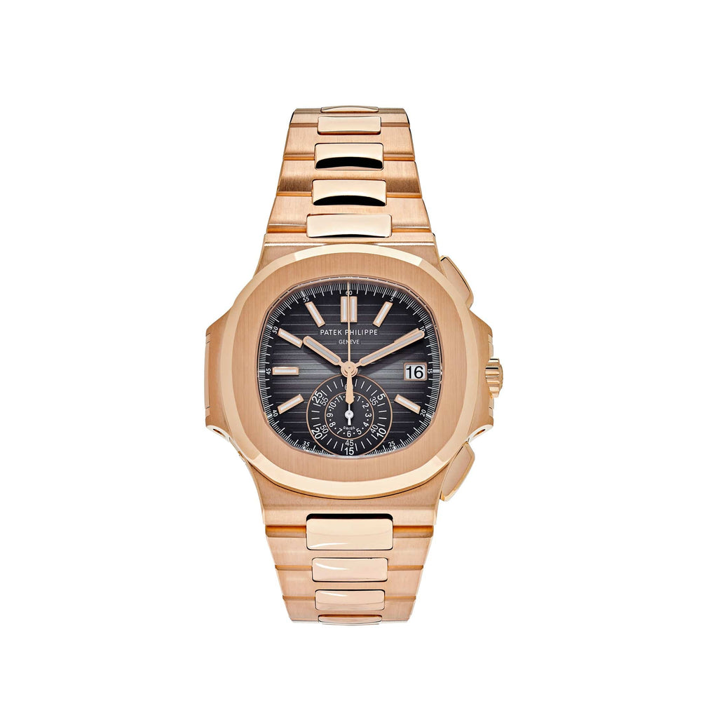 Patek Philippe Nautilus 5980/1R-001 Chronograph Date Rose Gold (2016) - View 3