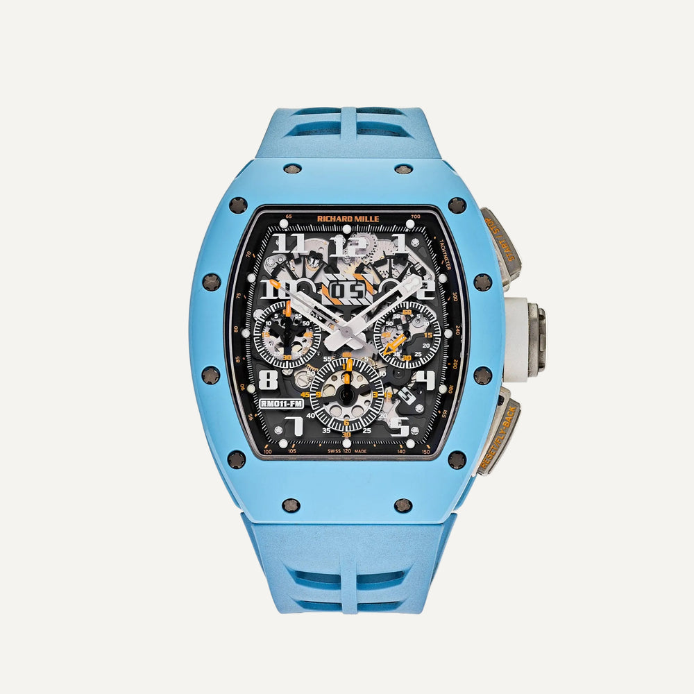 Richard Mille RM 011 Baby Blue Ceramic Felipe Massa Last Edition - View 10