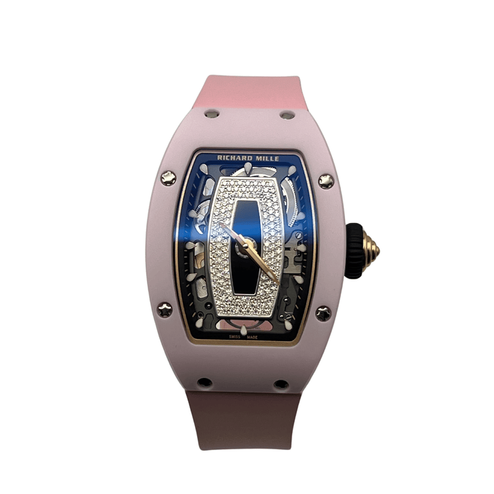 Richard Mille RM 07-01 Ladies' Pink Ceramic & White Gold - View 4
