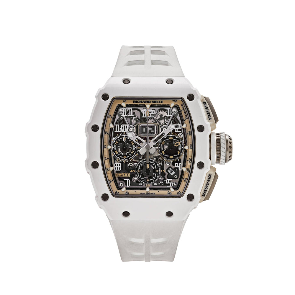 Richard Mille RM 11-03 'Last White Edition' Automatic Flyback Chronograph White Ceramic - View 12