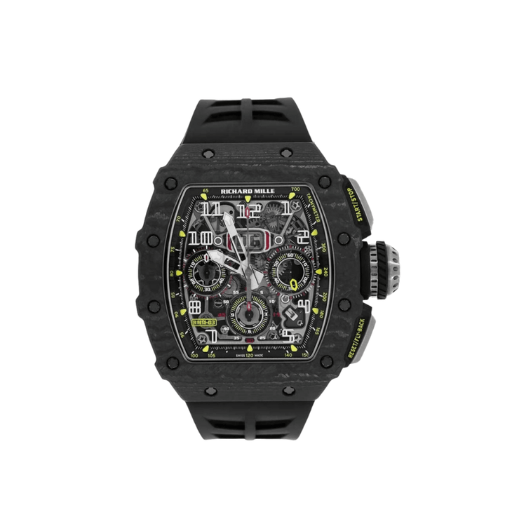 Richard Mille RM 11-03 Black Carbon TPT Quartz Flyback Chronograph Limited Edition - View 2