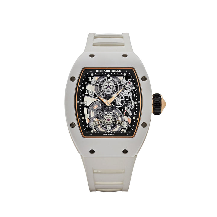 Richard Mille RM 17-01 White Ceramic Rose Gold Manual Wind Tourbillon - View 12