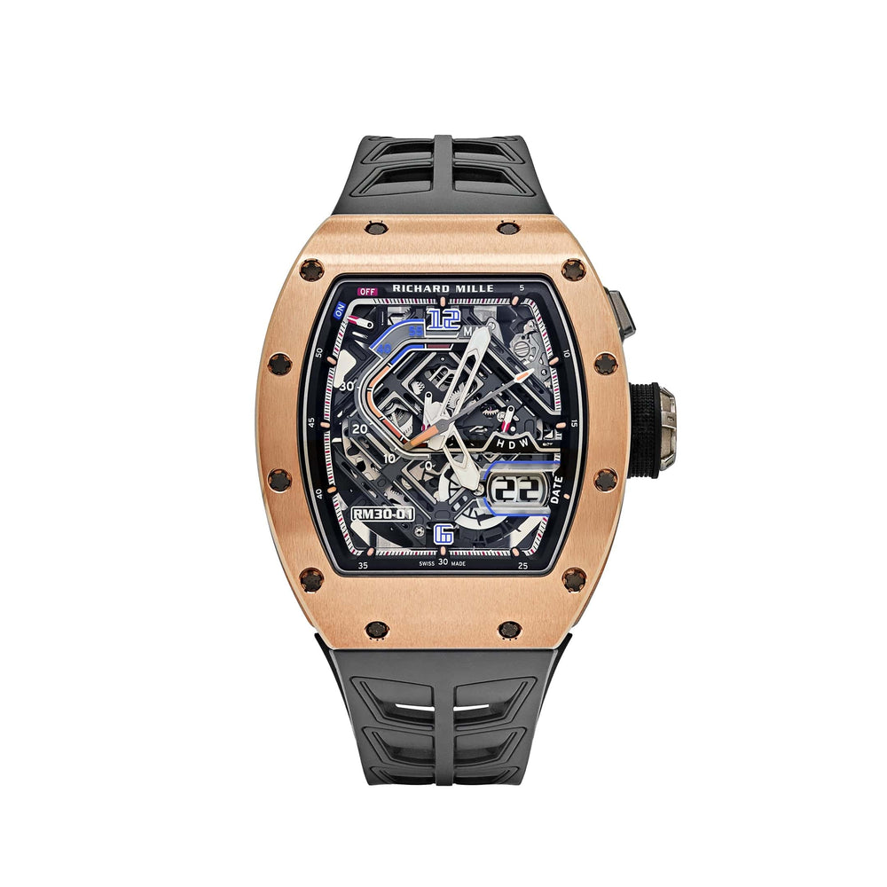 Richard Mille RM 30-01 Declutchable Rotor Rose Gold Skeleton Dial (2024) - View 13