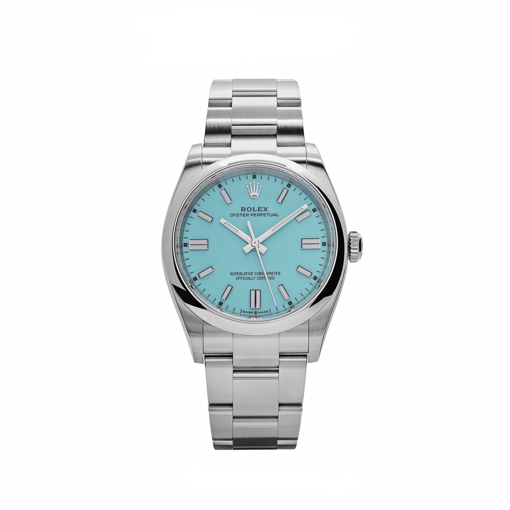 Rolex Oyster Perpetual 126000 Stainless Steel Baby Blue Dial - View 9