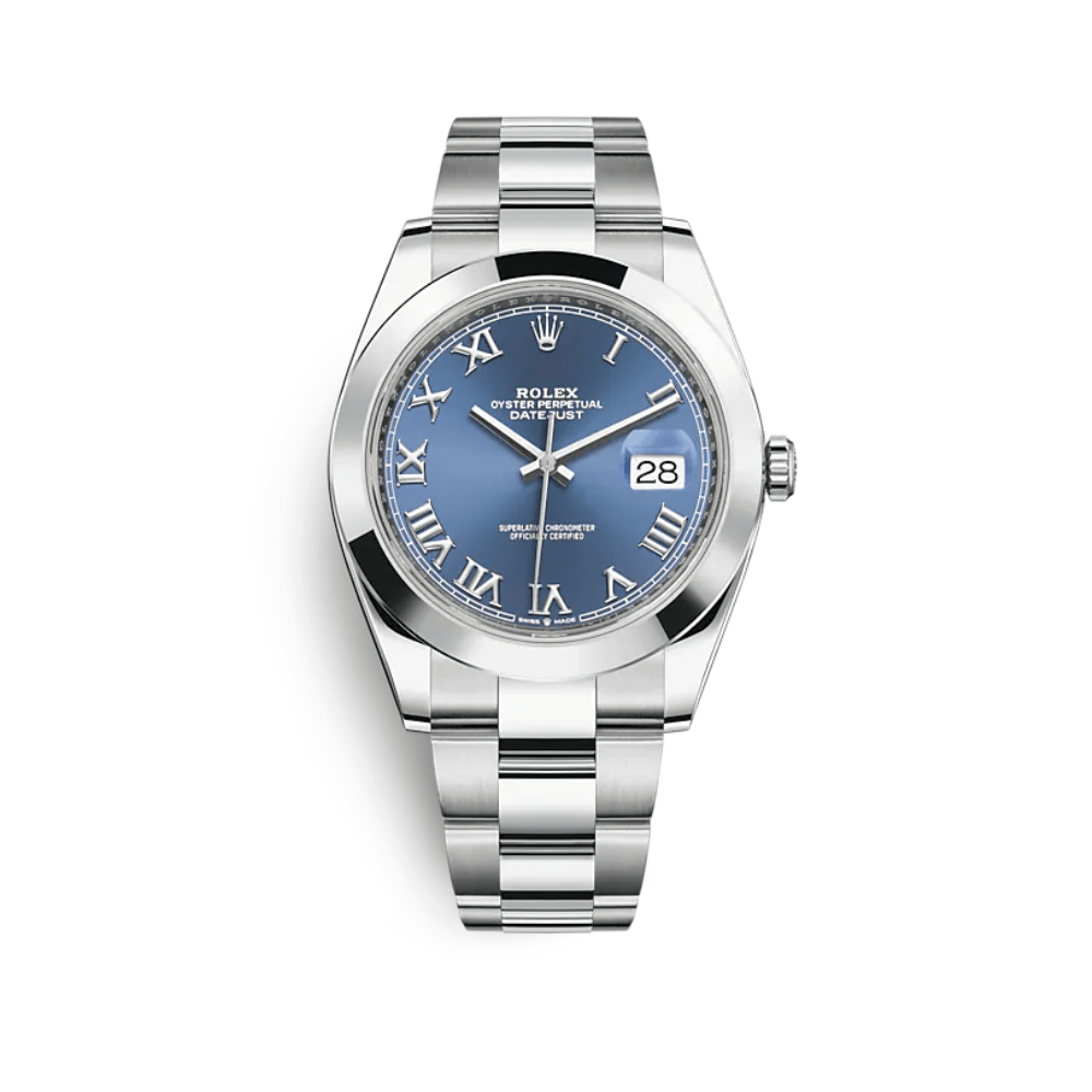 Rolex Datejust 126300 Stainless Steel Blue Roman Dial Oyster - View 2