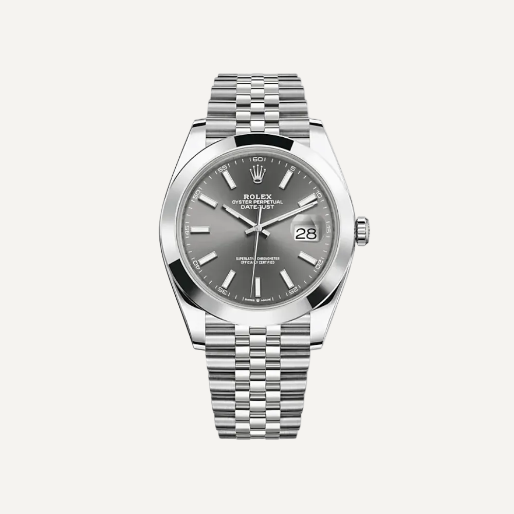 Rolex Datejust 126300 Stainless Steel Slate Dial Jubilee - View 2
