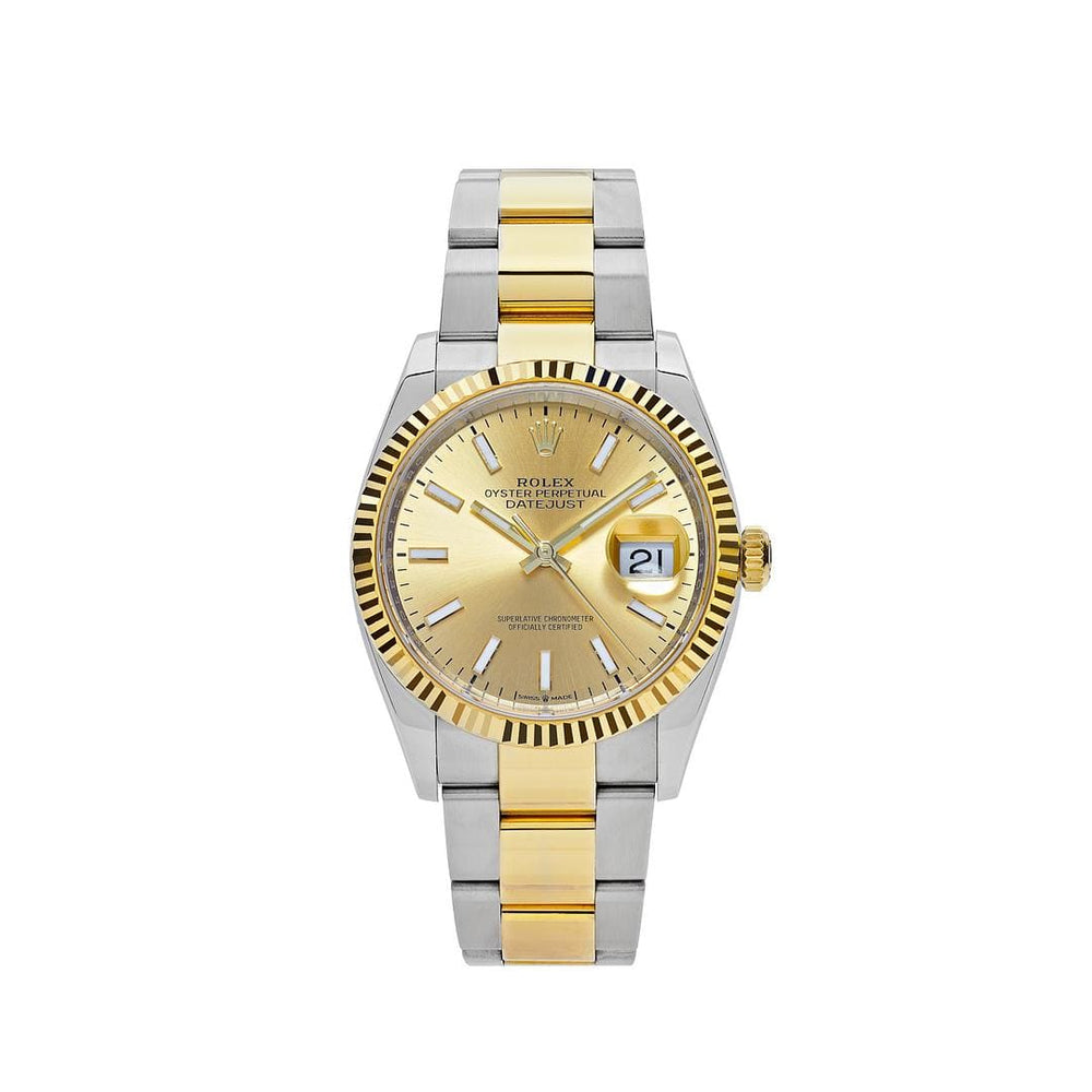 Rolex Datejust 126333 Stainless Steel Yellow Gold Champagne Dial Oyster - View 8