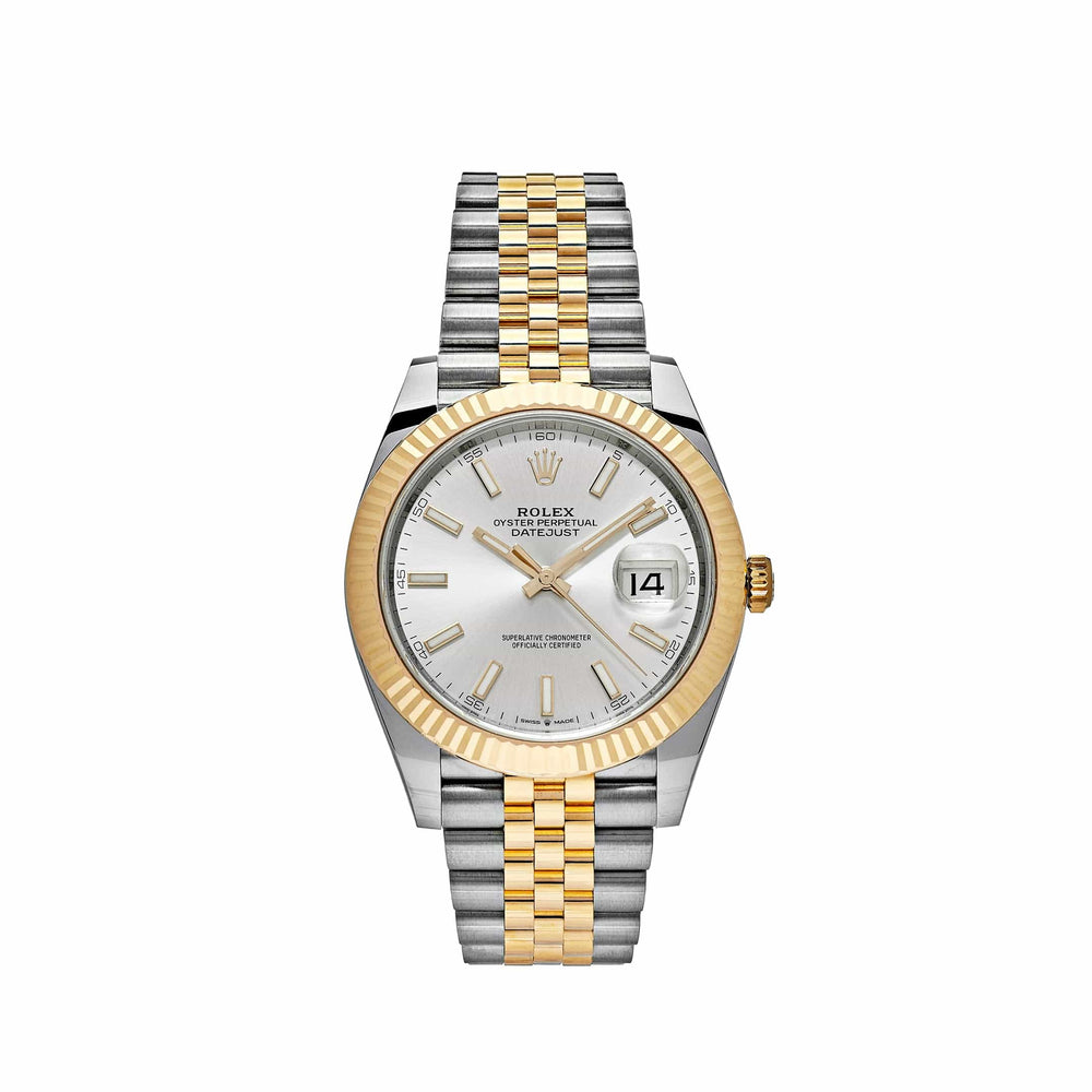 Rolex Datejust 126333 Yellow Gold Stainless Steel Silver Dial (2022) - View 4