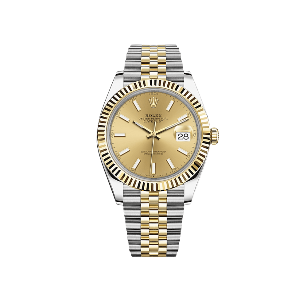 Rolex Datejust 126333 Yellow Gold Stainless Steel Champagne Dial Jubilee (2022) - View 8